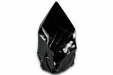 Free-Standing Polished Obsidian Point - Mexico #355033-1
